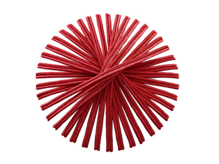 PEGA™ / sznurek do sutaszu / 100% wiskoza / 3mm / czerwony (kol. 7501) / 5m