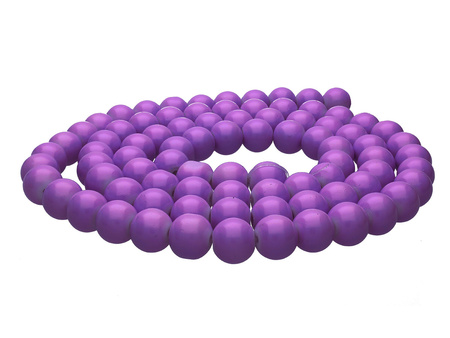 Koraliki powlekane / kula / 6mm / jagodowy / 150szt