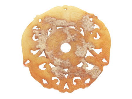 Jadeit / zawieszka / 64x63x6mm / pomarańczowy / 1szt