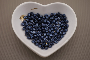 SuperDuo™ / 2.5x5mm / Metalust - Steel Blue / 10g