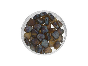 GINKO™ / 7.5x7.5mm / Matte / Rembrandt / Smoky Topaz / 5g / ~20szt