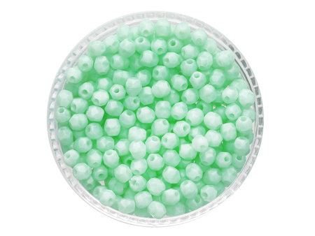 Firepolish™ / 3mm / Opaque / Azur Turquoise / 40szt