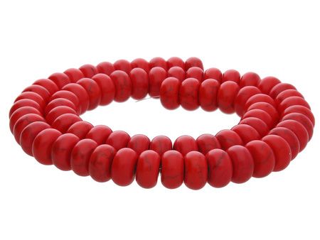 Howlit / oponka / 6x10mm / czerwony / 60szt