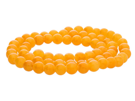 Jadeit / kula / 6mm / pomarańczowy / 65szt
