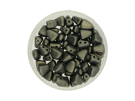 NIB-BIT™ / 6x5mm / Metallic Suede / Dk Green / 5g / ~27szt