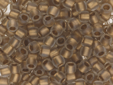 TOHO™ / Round 8/0 / Gold Lined Frosted / Crystal / 10g / ~410szt