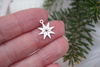 Gwiazdka / zawieszka / stal chirurgiczna / 14x16mm / srebrny / 1szt