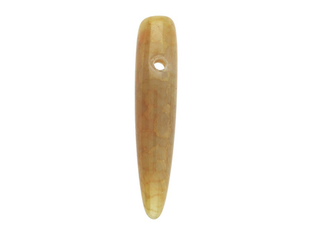 Agat / sopel / 8x36mm / pomarańczowo-szary / 1szt