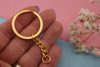 Baza breloka / kółeczko z łańcuszkiem / metal / 3cm kółeczko / złoty / 1szt