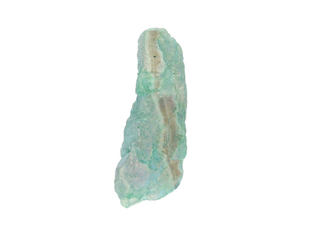 Kwarc tytanowy / grot nieregularny / 38x13x11mm / zielony / 1szt
