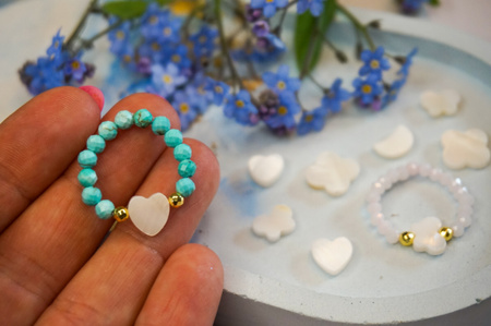 Księżyc / muszla / 10mm / kremowy / 6szt