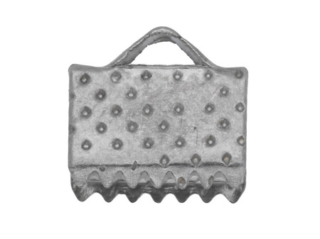 Krokodylki / końcówki zaciskowe płaskie z uchwytem / 8mm / czarny / 54szt