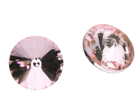 bonny™ / kryształy szklane / rivoli / 6mm / Lt. Rose / 16szt