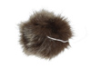 Pompon / 100% poliester / brunatny / 12cm / 1szt
