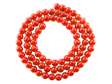 Koraliki szklane Mistic™ kula 6mm / jasny czerwony / otwór 1mm / 140 koralików