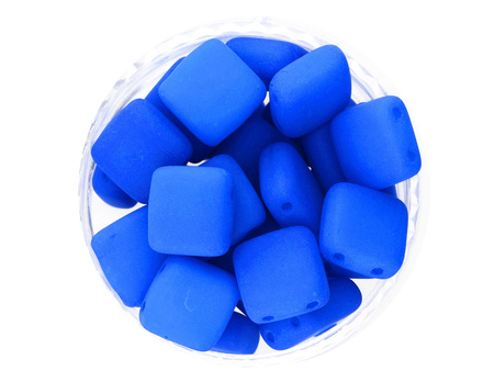CZECHMATES™ / Tile Bead / 6mm / Neon / Electric Blue / 30szt