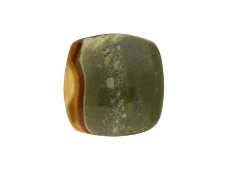 Jaspis / kaboszon / klasa AAA / 20mm / szary, kremowy, brązowy / 1szt