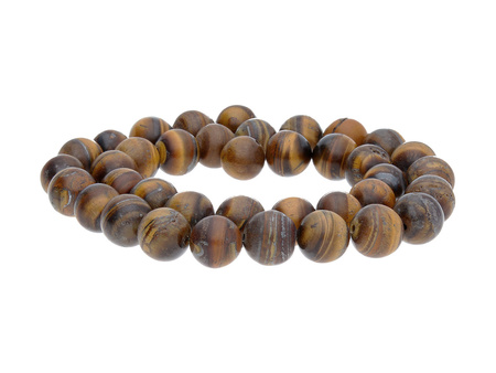 Tygrysie oko / matowy / kula / 8mm / 48szt