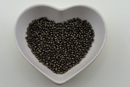 TOHO™ / Round / 11/0 / Gilded Marble Black / 10g