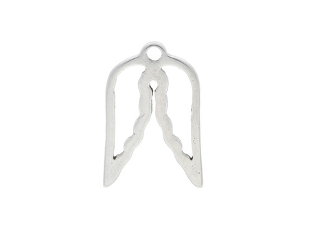 Skrzydło / zawieszka / stal chirurgiczna / 12x8 / srebrny / 4szt