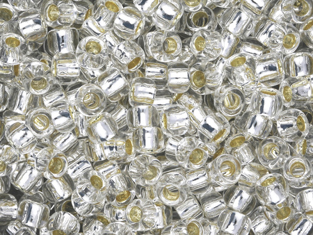 TOHO™ / Round 11/0 / PermaFinish / Silver Lined / Crystal / 10g / ~1100szt