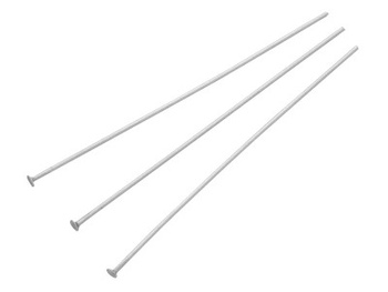 Szpilki gwoździe / stal nierdzewna / 50mm / srebrny / 20szt