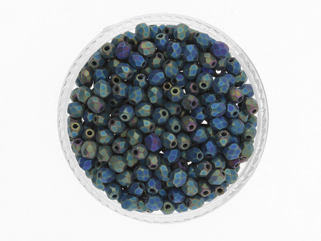Firepolish™ / 3mm / Matte Iris / Green / 40szt