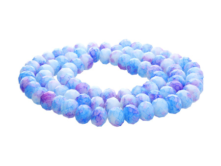 Candy™ / rondelle / 3x4mm / niebiesko-fioletowy / 135szt