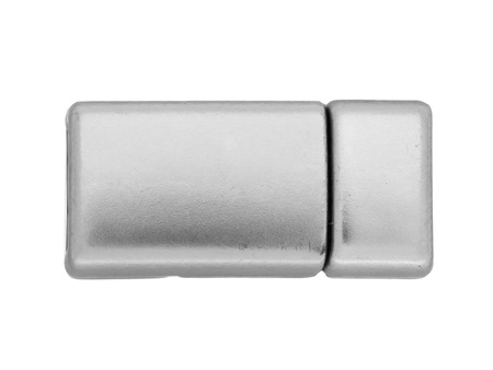 Zapięcie magnetyczne / prostokątne / 17x8x6mm / satynowy czarny / otwór 5.5x2.5mm / 1szt