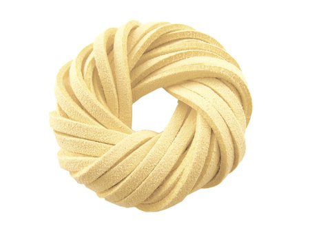 Rzemień ekologiczny, zamszowy 3x1.5mm / kolor chamois / 95cm