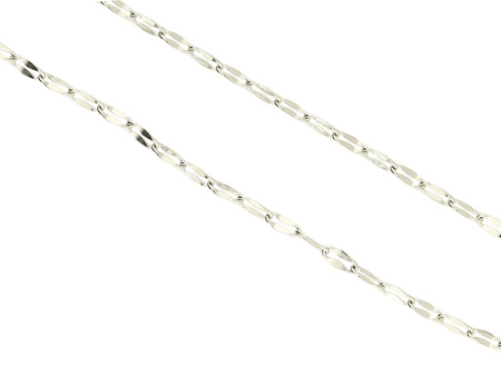 Łańcuszek owale / 3x2mm / stal chirurgiczna / srebrny / 1m