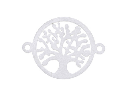 Drzewo / łącznik / stal chirurgiczna / 19x14x1 / srebrny / 1szt