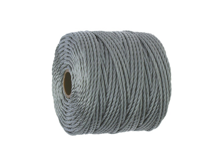 Beadsmith™ / nić SuperLon™ Macrame / nylon / Tex 400 / Gunmetal / 0.8mm / 32m