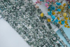Jadeit Green Dots  / serce / 6mm / 10szt