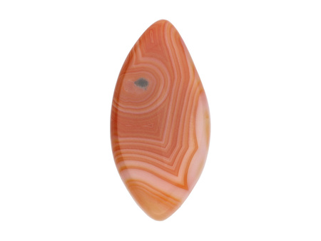 Agat / zawieszka / markiza / 31x15x6mm / ciemny pomarańczowy / 1szt