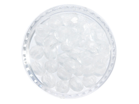 Firepolish™ / 3mm / Matte / Crystal / 40szt