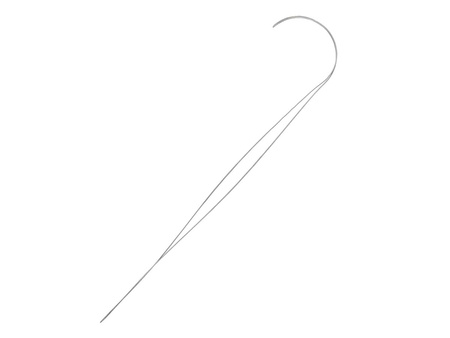 Beadalon™ / zakrzywiona igła Big Eye / 9cm / 2szt