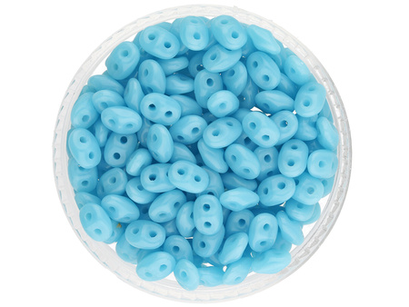 SuperDuo™ / 2.5x5mm / Blue Turquoise / 10g / ~140szt