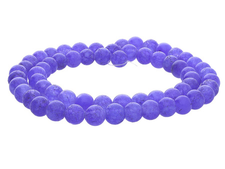 Agat / kula / 6mm / niebieskofioletowy / 58szt