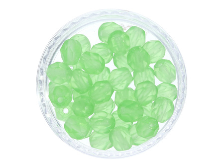 Firepolish™ / 4mm / Matte / Lt. Green / 40szt