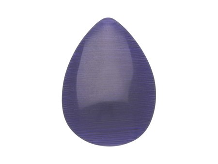 Kocie oko / kaboszon / kropla / 18x25x3.5mm / atramentowy / 4szt