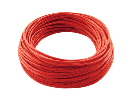 Sznurek powlekany 1.5mm, o silnym połysku / koralowy / 5m