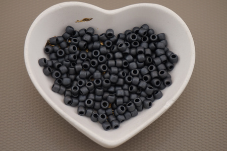 TOHO™ / Round / 6/0 / Matte-Color Opaque Gray / 10g 