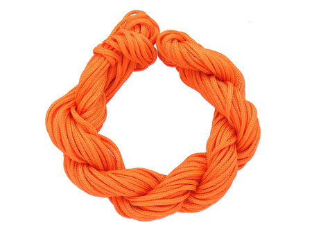 Mcord™  /Sznurek do makramy / nylonowy / 1mm / pomarańczowy / 27m