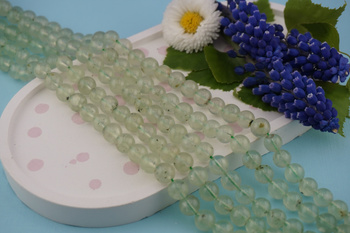 Prehnit / kula / 8mm / sznur / około 47szt