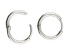 Kolczyki kółka / stal chirurgiczna / 16mm / grubość 2mm / srebrny / 2szt