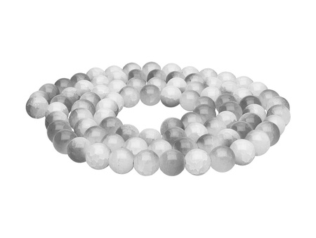 Mistic™ / kula / 8mm / biało-szary / 100szt