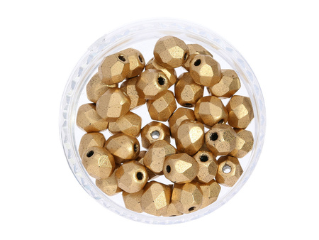 Firepolish™ / 3mm / Matte Metallic / Flax / 40szt