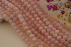 Morganit różowy / kula / 6mm / sznur / około 60szt