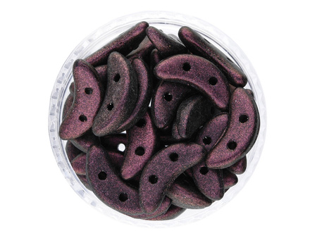 CZECHMATES™ / koraliki szklane / Crescent / 3/10mm / Polychrome / Pink Olive / 5g